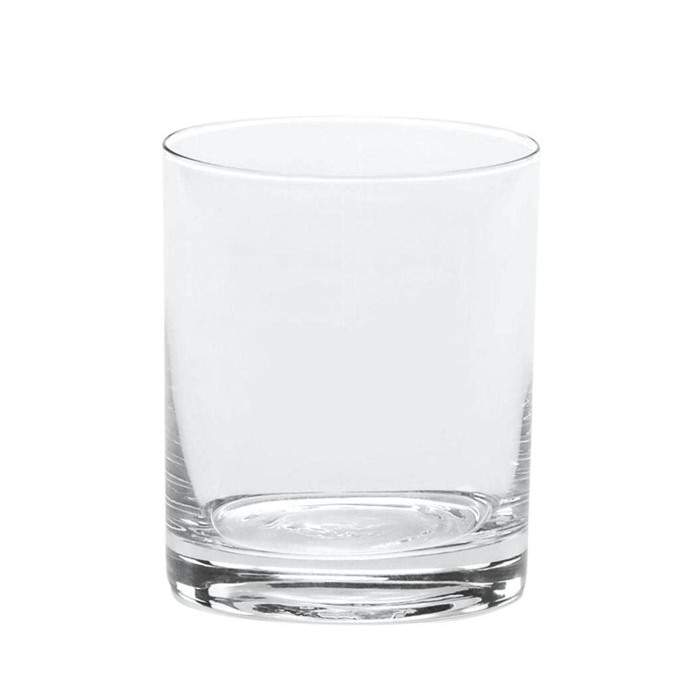 Copo Baixo De Vidro Liso Para Água Whisky Drink 310Ml