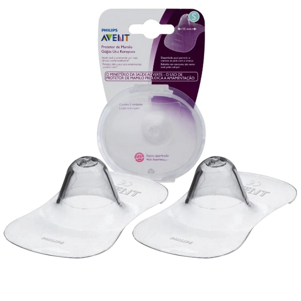 Protetor de Seios Avent Pequeno Kit com 2 unidades 21mm