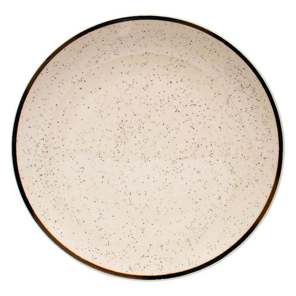 Prato de Porcelana Raso Oxford Brisa 26cm 1 peça