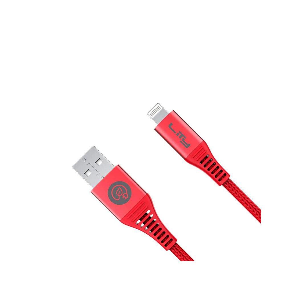 Cabo USB A para Lightning 1,5m Vermelho (CRC-502)