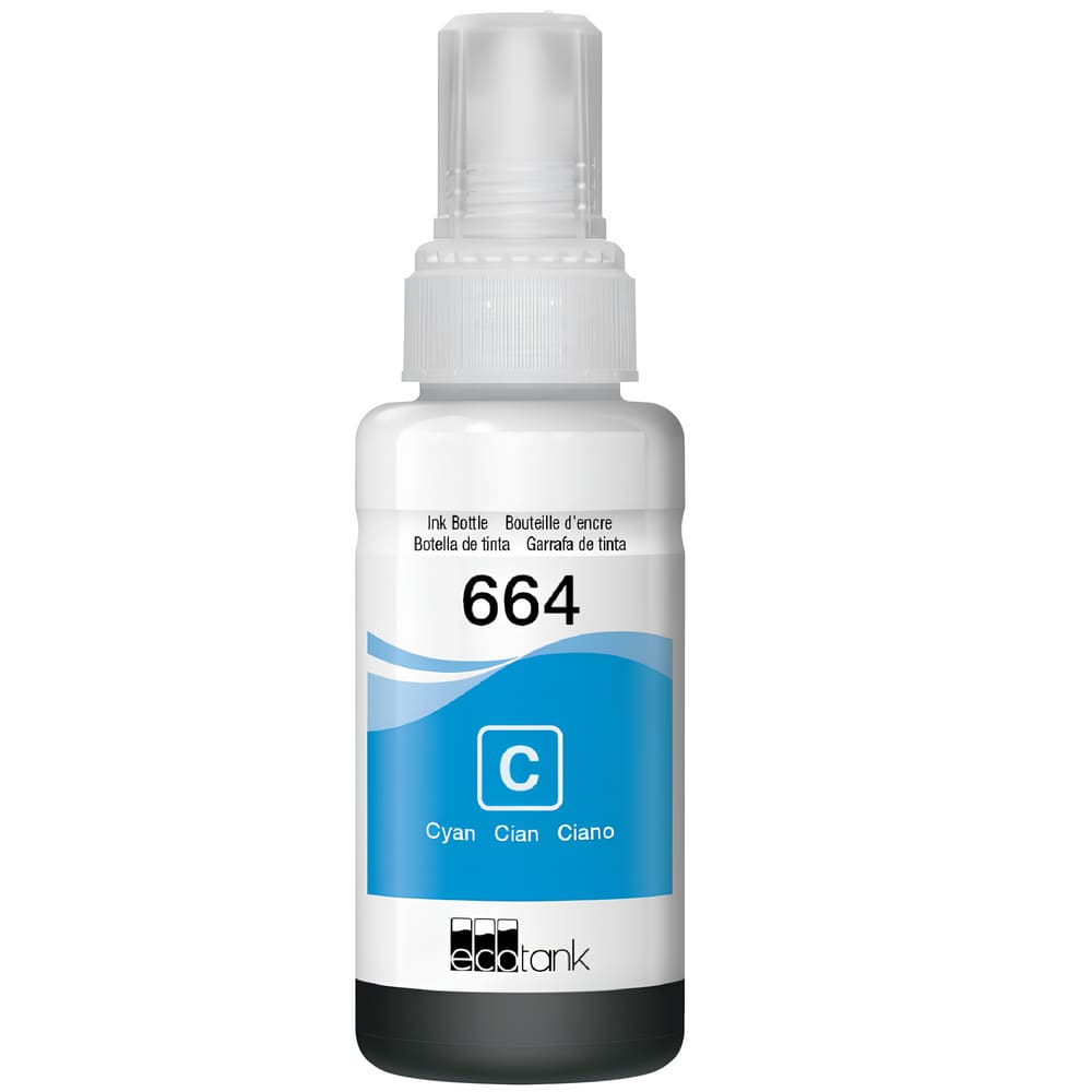 Refil de Tinta Para Epson L380 T664220 Cyan Compatível