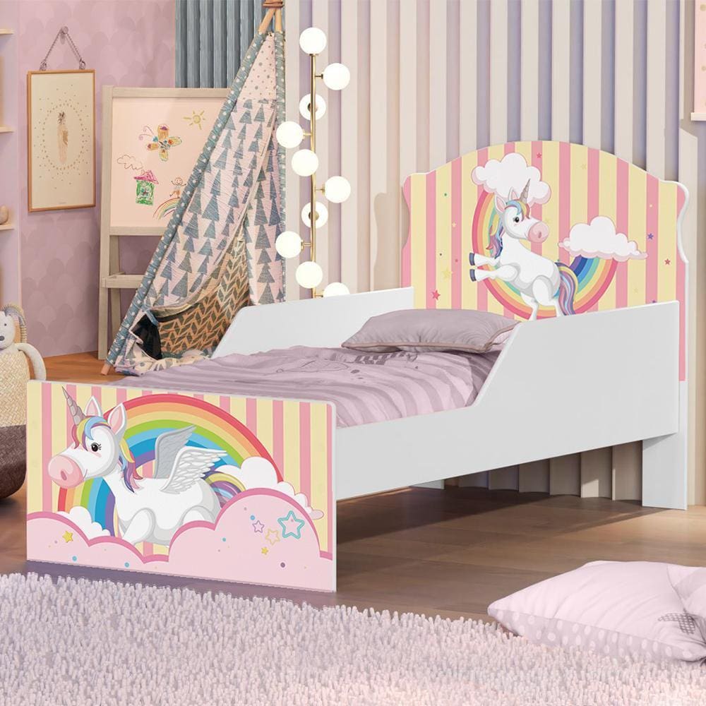 Cama Infantil Unicórnio Meigo Com Colchão