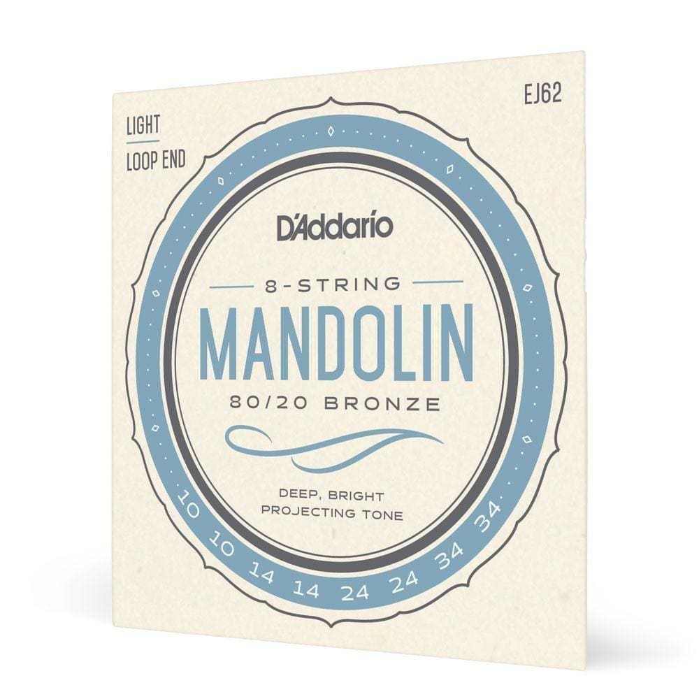 Encordoamento Bandolim 10-34 D Addario Bronze 80-20 Ej62 [f035]