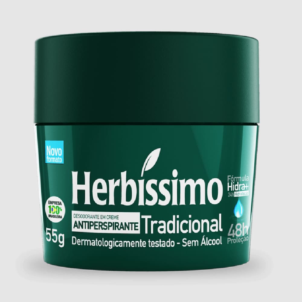 Desodorante Herbissimo Creme Antitranspirante Tradicional 55G 7896049528512 COT