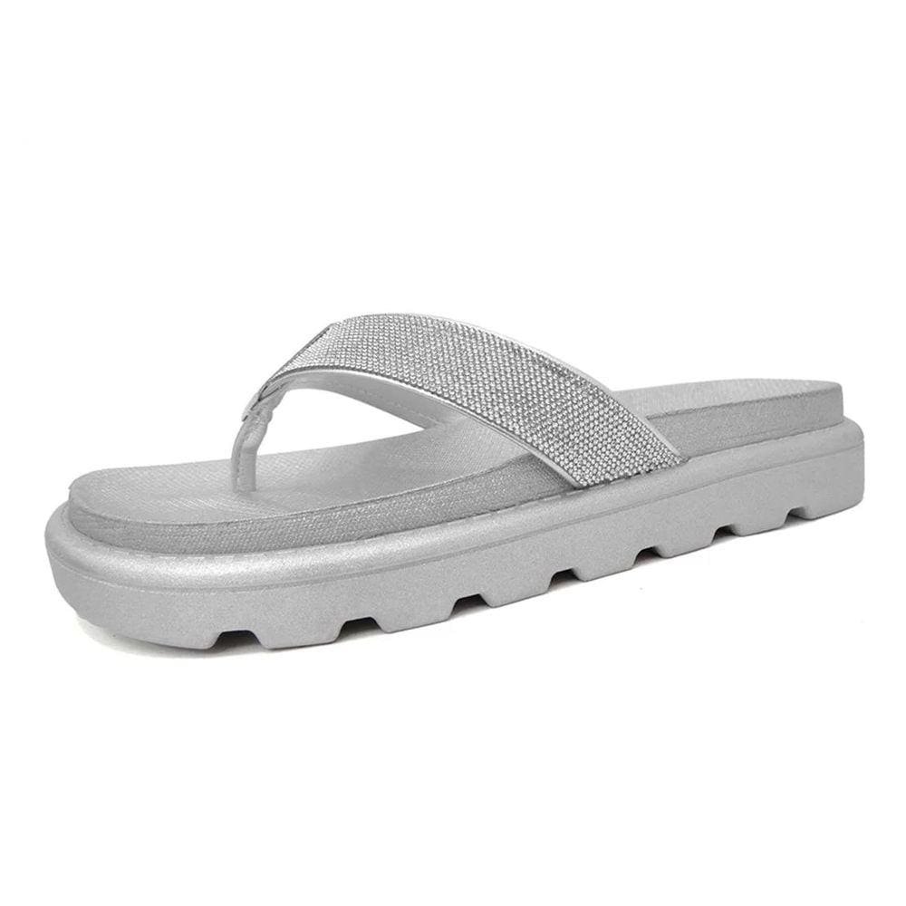 Chinelo de Dedo Plataforma Feminino Strass Vizzano 6459.327