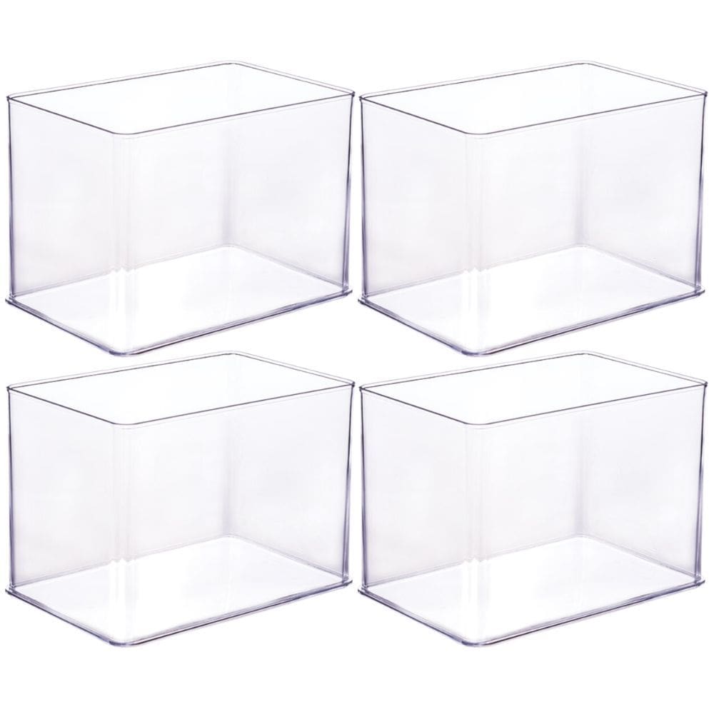 Organizador de plástico acrílico 21,9 x 14,6 x 15,75 cm H3 4 unidades Plasutil ref.15532