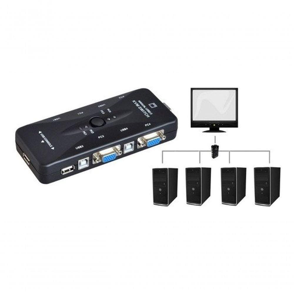 Vga Kvm Switch 4 Portas