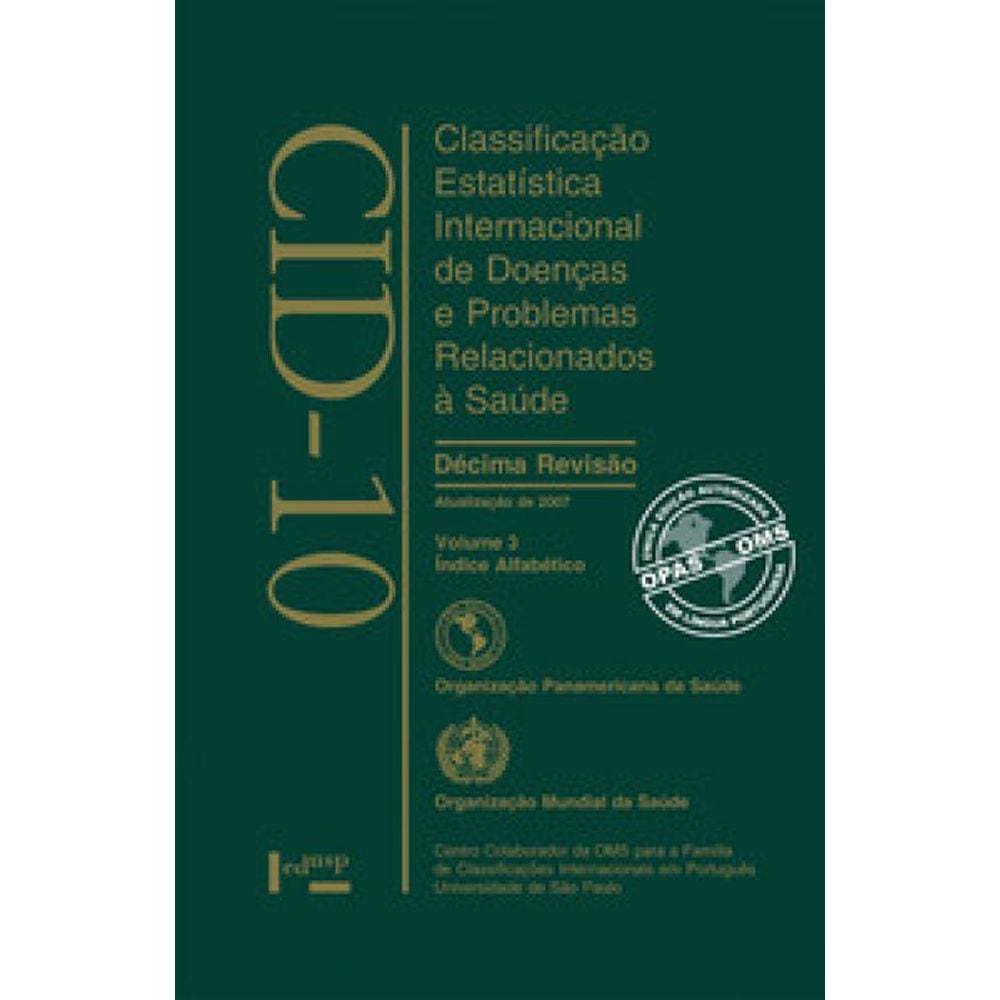 Cid-10 Vol. 3: Classificação Estatística Internacional De Doenças