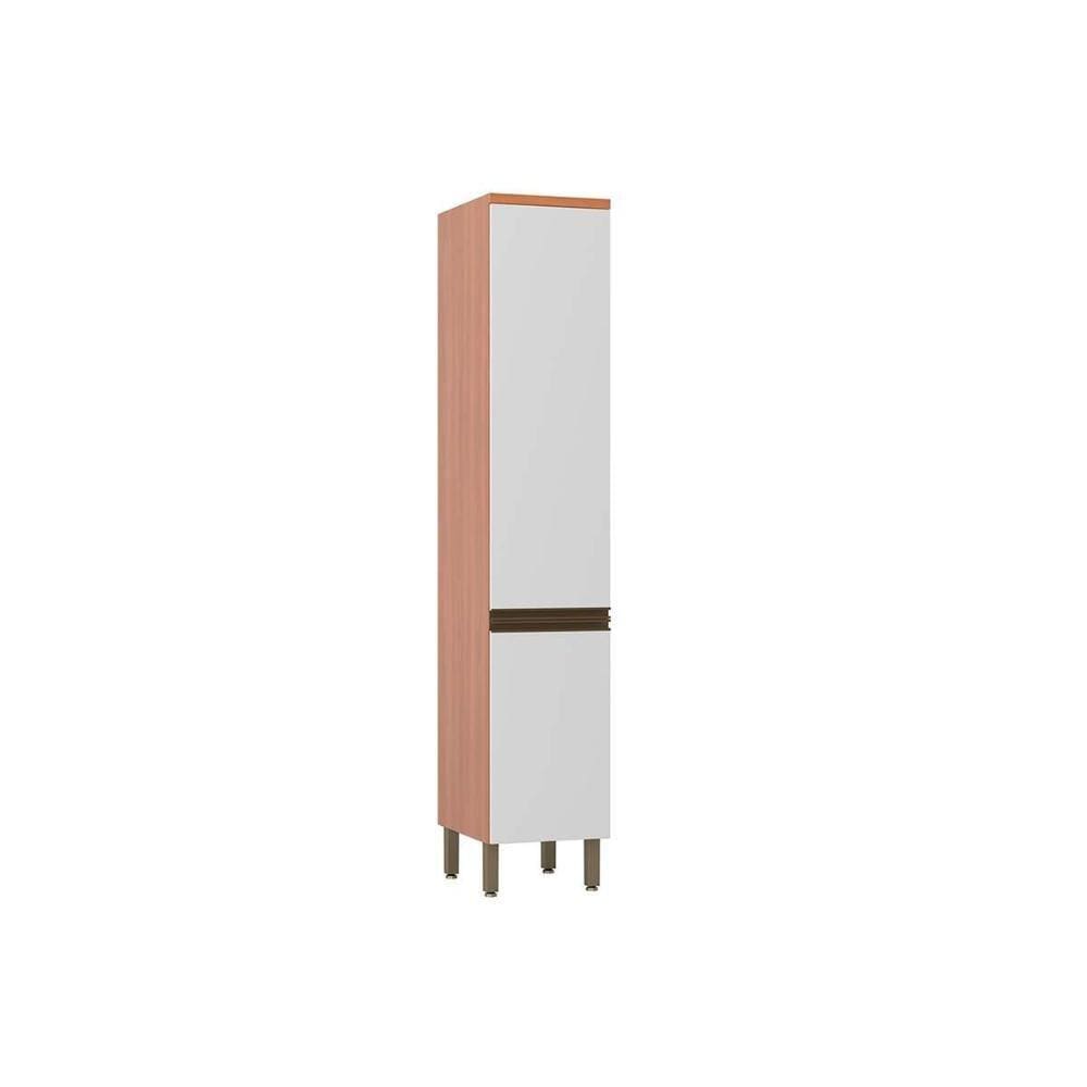 Paneleiro de Cozinha Modulado Macadâmia 40cm 2 Portas Freijo/Branco - Telasul