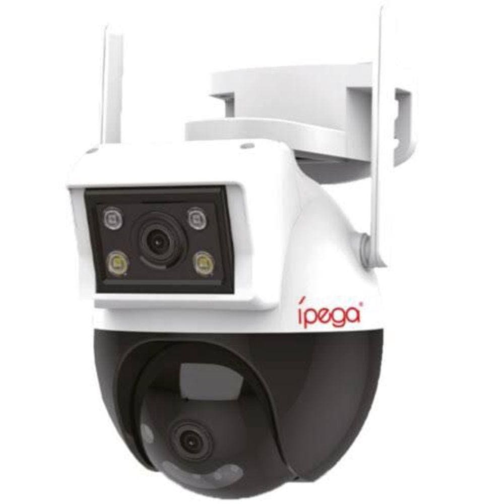 Câmera Externa Ptz Wi-Fi 3Mp Dual Lente Ipega Com Áudio