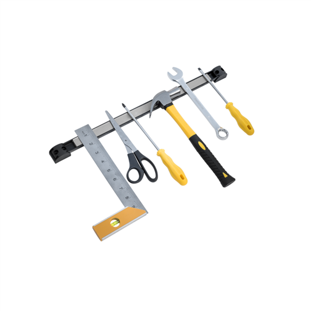 BARRA MAGNETICA REFORÇADA PARA FERRAMENTAS UTENSILIOS 13KG 18” 45CM PARABONI