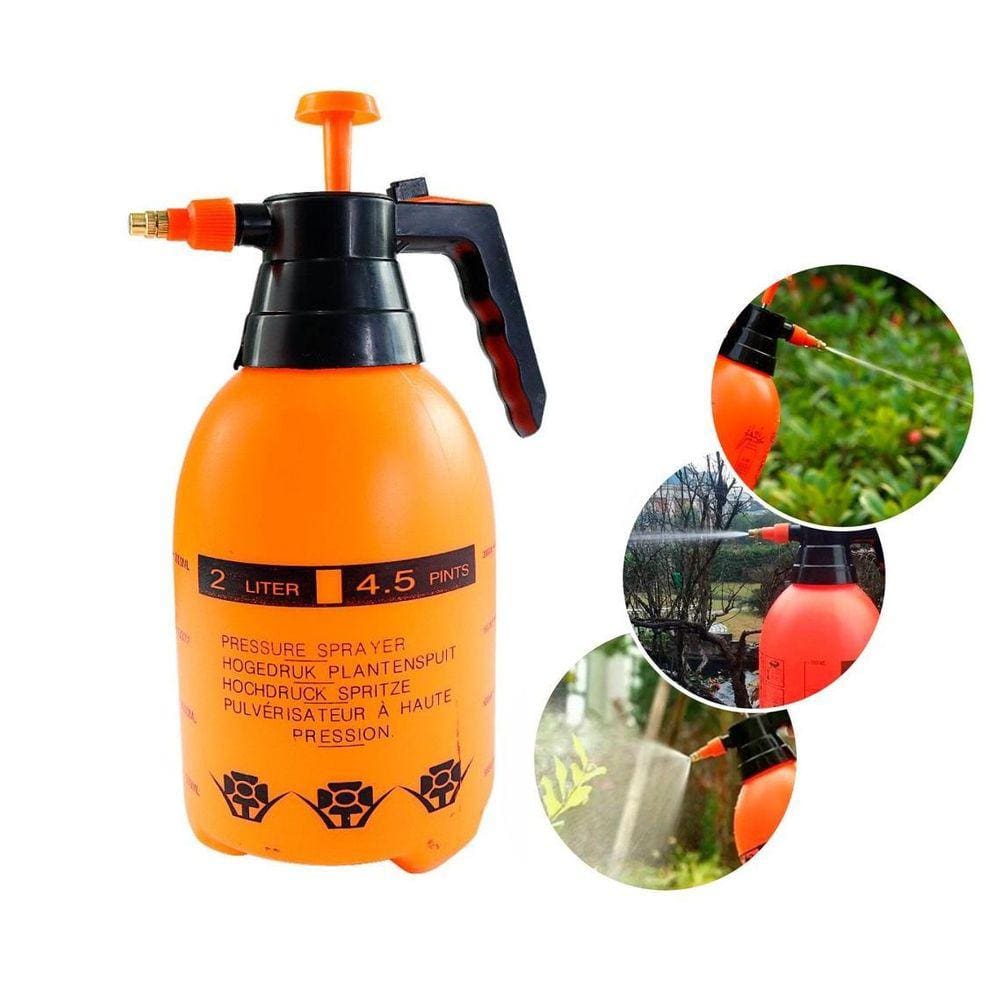 Pulverizador Portátil Manual De Pressão Pratico 2 Litros