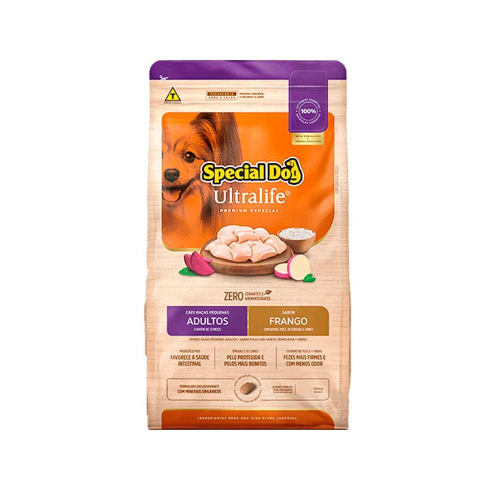 Ração Special Dog Ultralife Cães Adultos Raças Pequenas Frango e Arroz 15kg