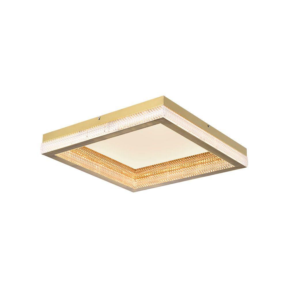 Plafon Skylight Queensland 4006Q Dourado Led Bivolt
