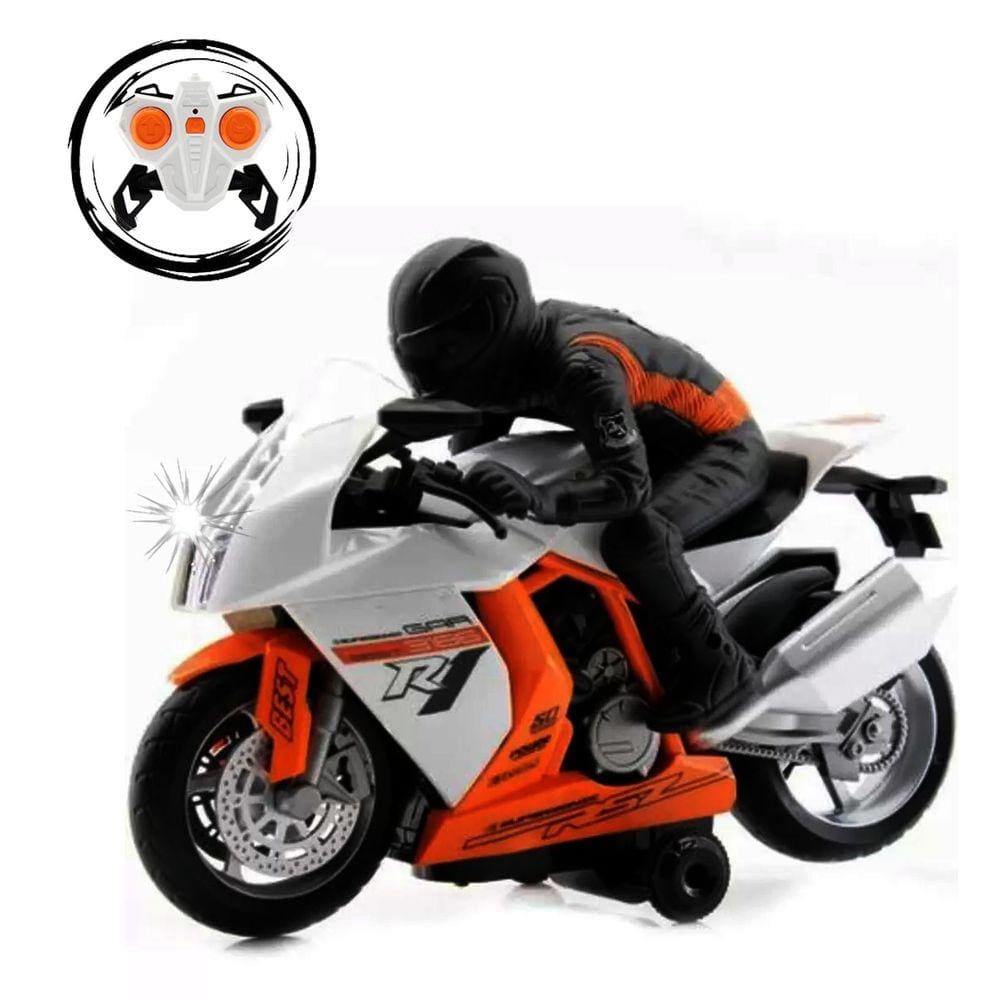 Moto Gira 360 Graus MotorCycle Champions Com Luzes E Sons