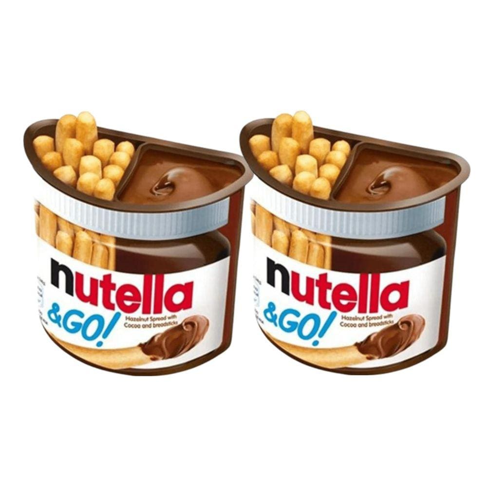 NUTELLA & GO - Creme de Avelãs & Palitos Importado - 2 Unid