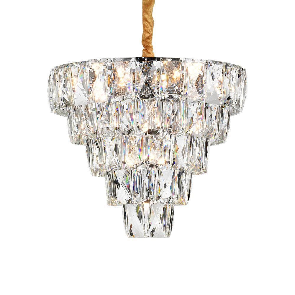 Lustre Pendente Skylight Nero 3101 Cromado E14 Bivolt
