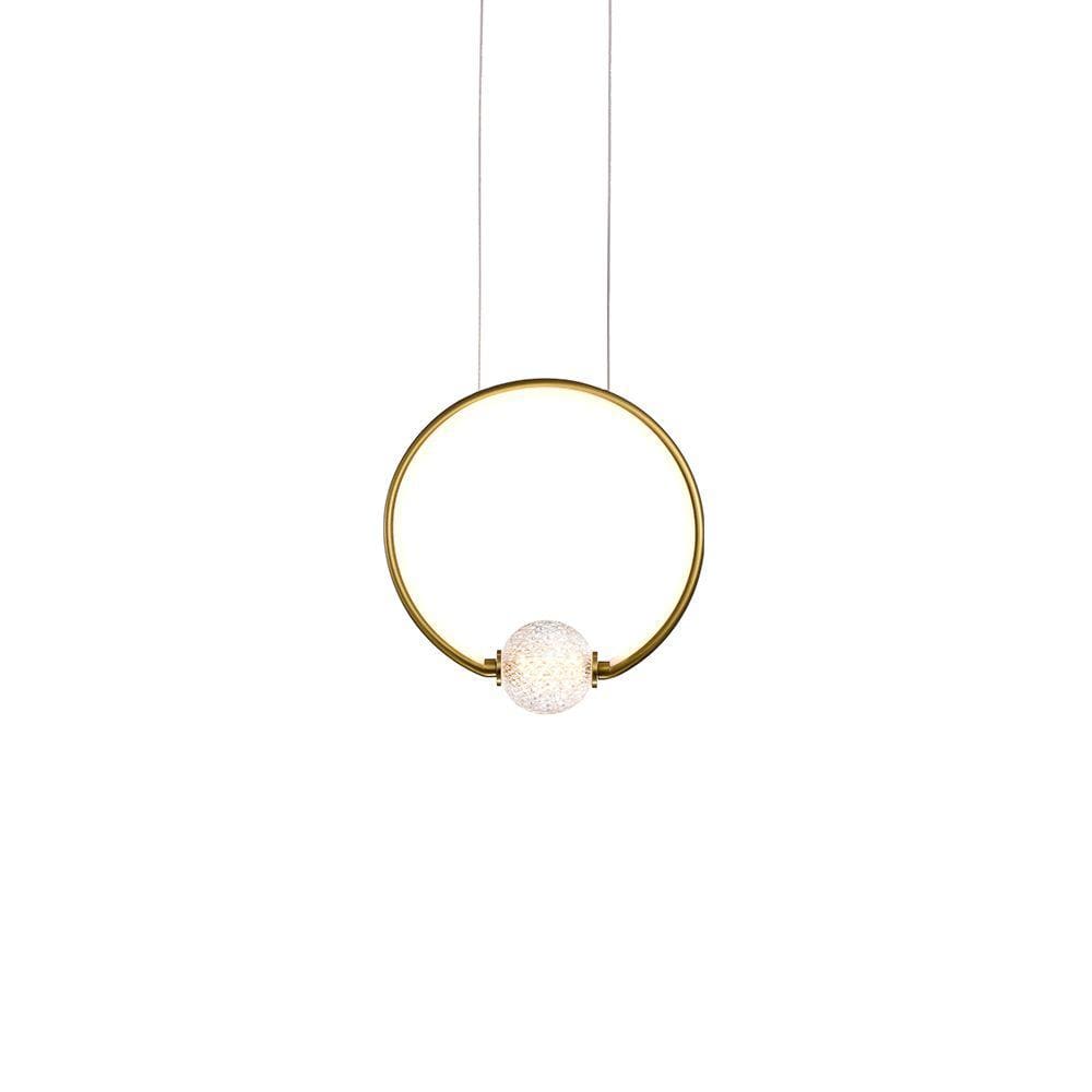 Lustre Pendente Skylight Letto 3093 Gold Led Bivolt