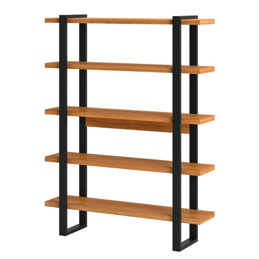 Estante para Livros Industrial Freijó/Preto - Dalla Costa