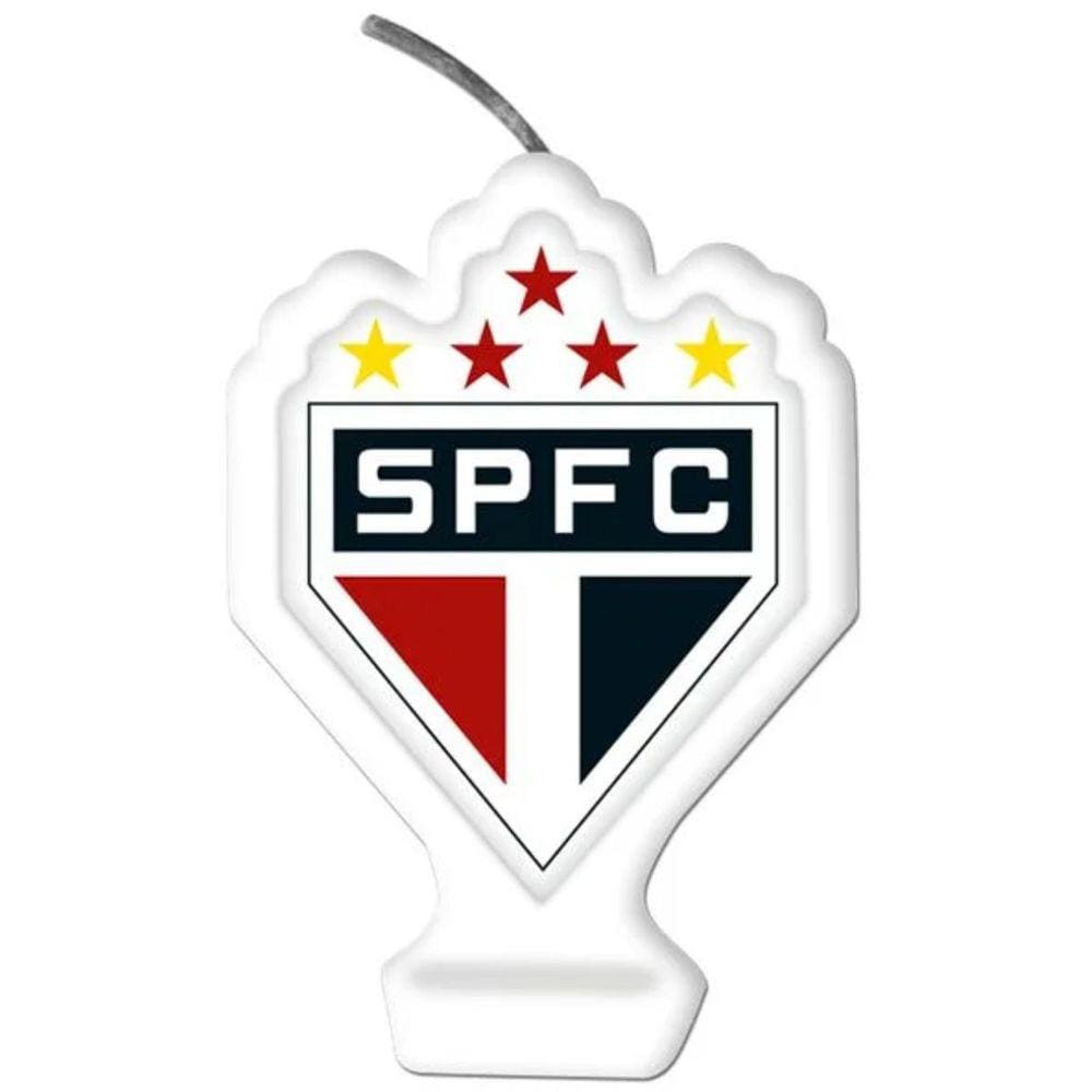 Vela Time São Paulo Tricolor Emblema