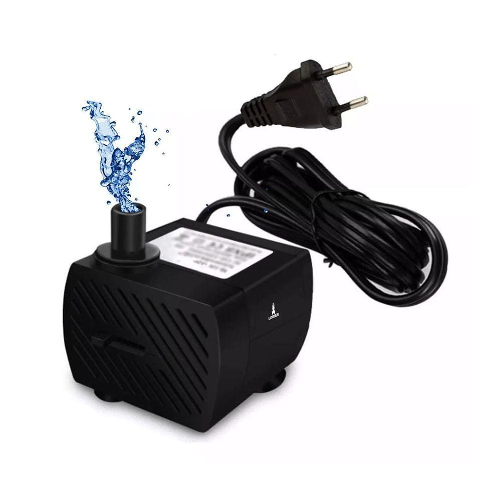 Motor Bomba Submersa Aquário Fontes Água 3w 220V