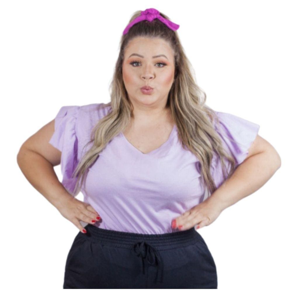 Blusa Camiseta Tamanho Especial Plus Size Feminina