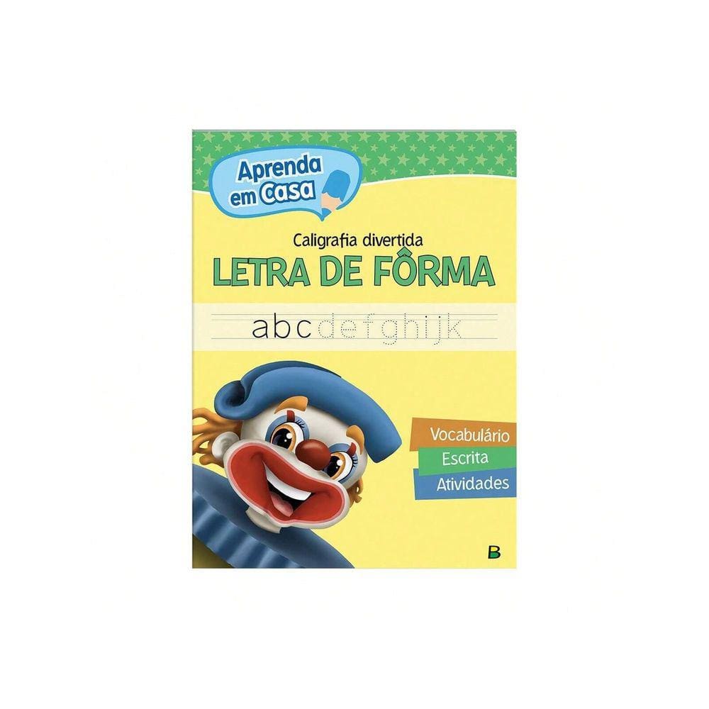 Livro Infantil Aprenda em Casa Caligrafia - Todo Livro