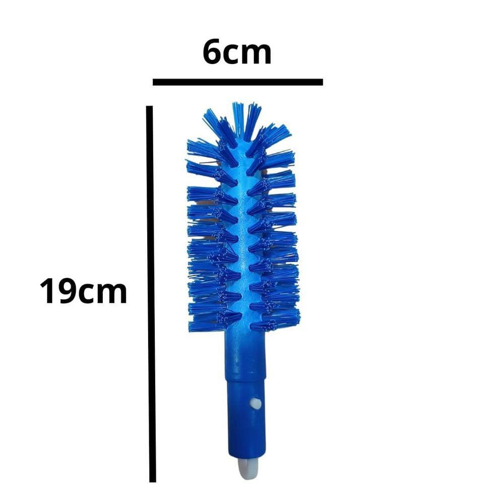 Escova Limpa Tubos 60 Mm Maxi Tech Azul Bralimpia Multiuso