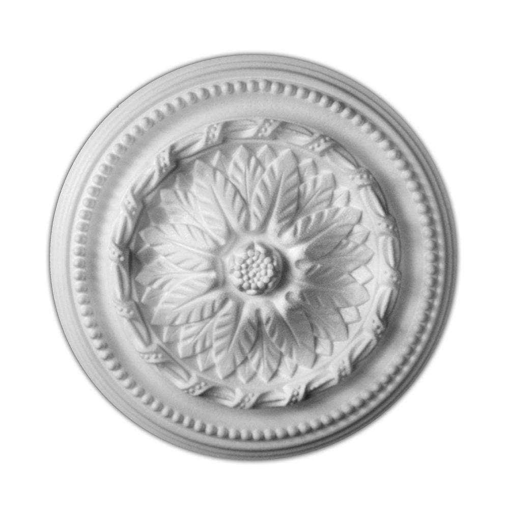 Roseta Poliestireno Modelo GR40 Gart Branco