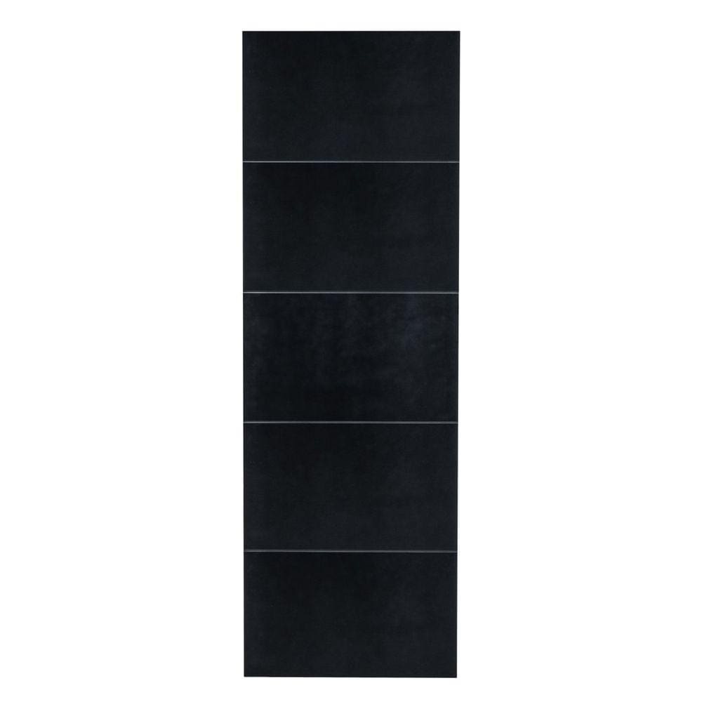 Folha de Porta Frisada 210cmx72cmx3,5cm Casablanca Preto