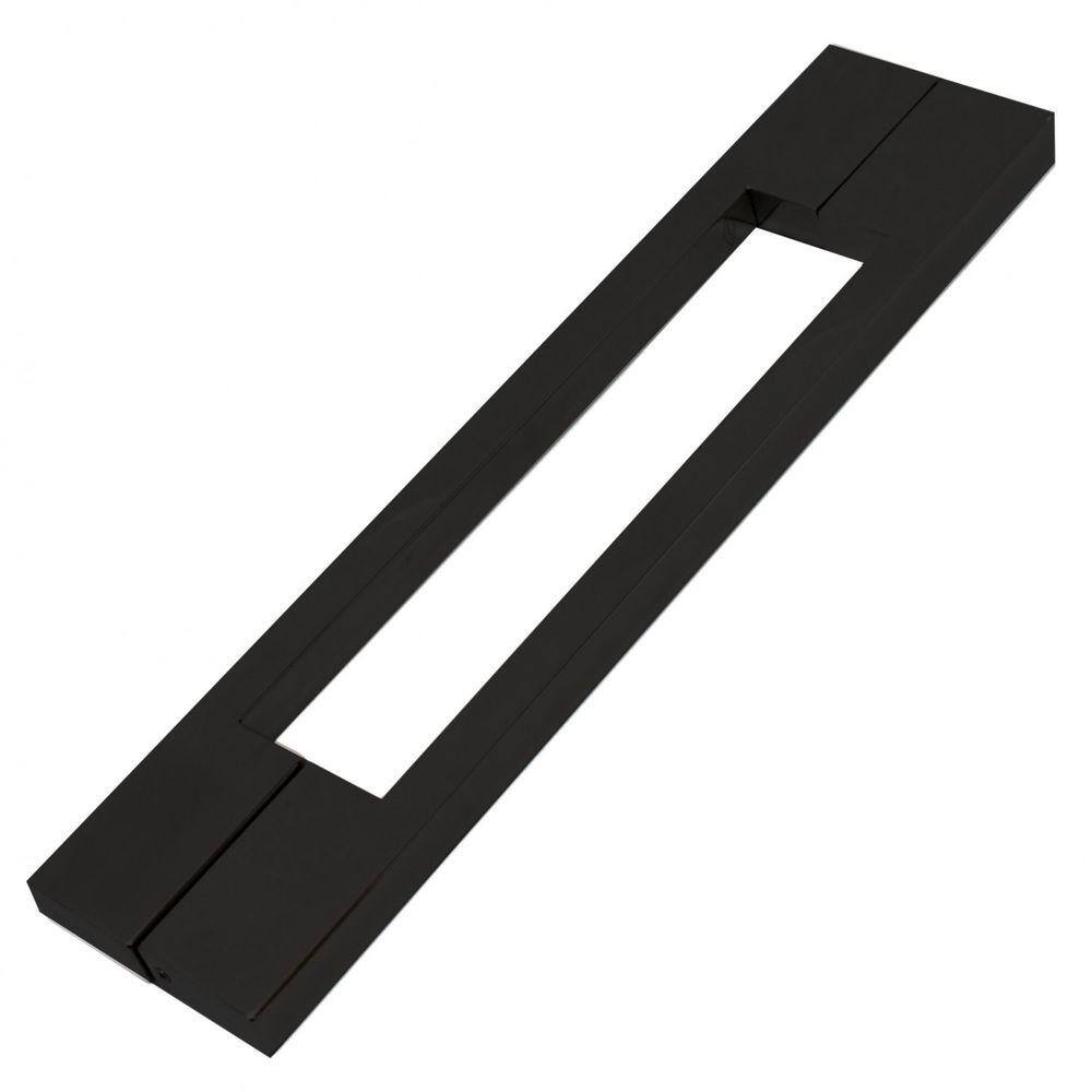 Puxador para Porta Duplo 60cm 2 Peças Big Thin Geris Preto