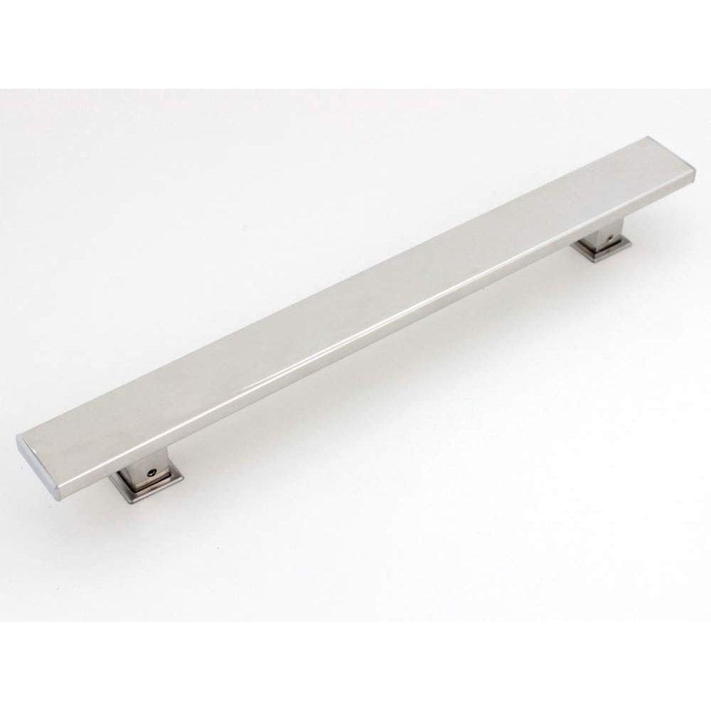 Puxador para Porta Duplo em Inox Planus Eco 50cm Geris Prata