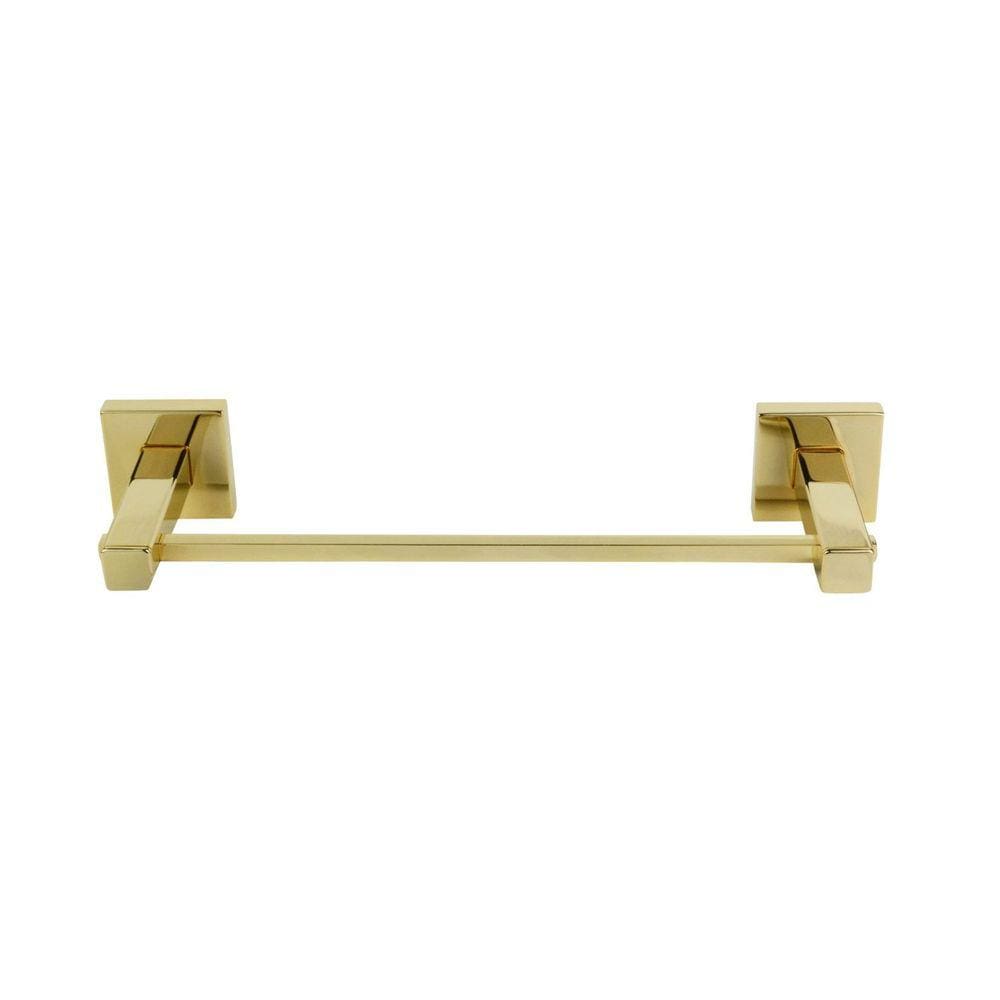 Porta Toalha de Rosto 24cm Inox Square Gold SQ12140 Ducon Metais Gold