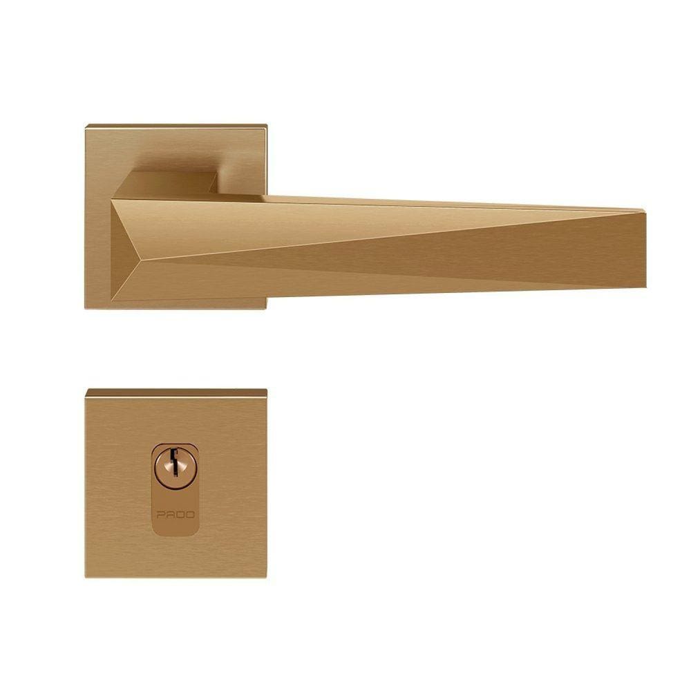 Fechadura Beethoven Red Gold Escovado Banheiro