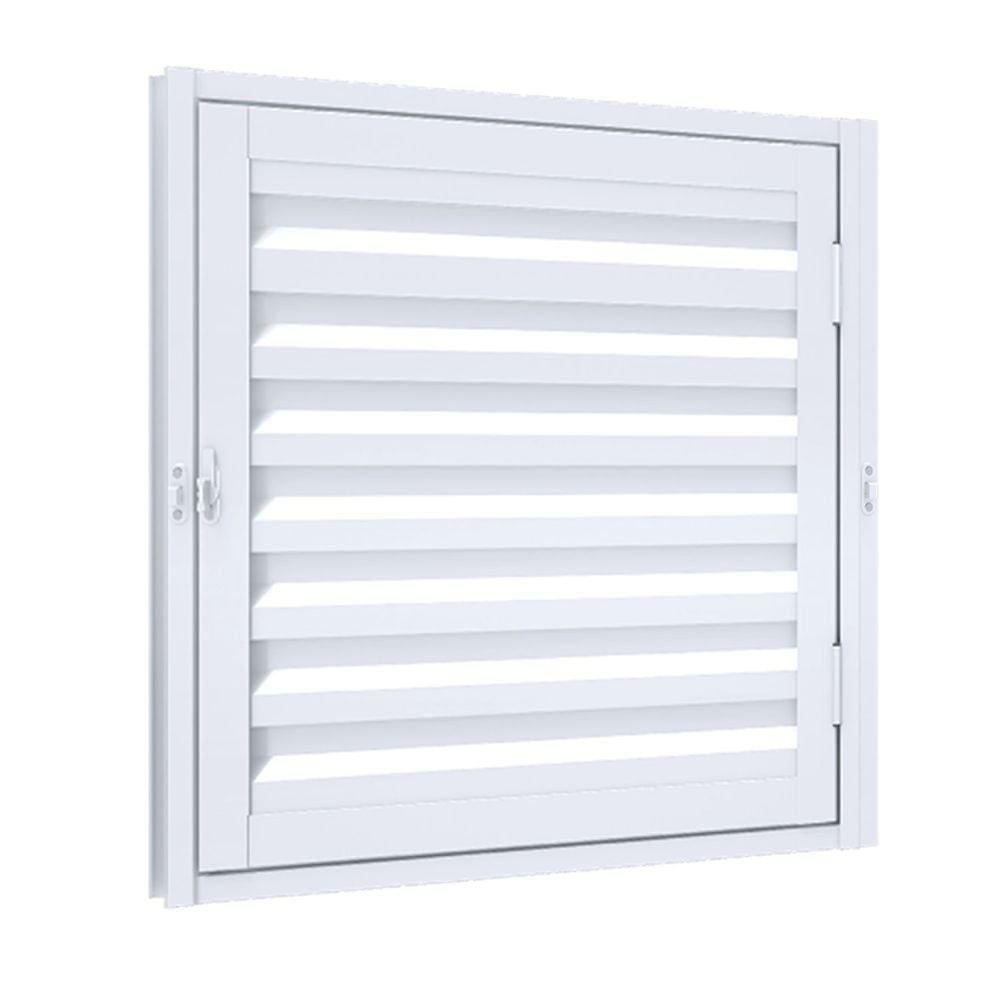Porta de Alumínio para Alçapão 80x60cm Riobras Aluminíos Branco