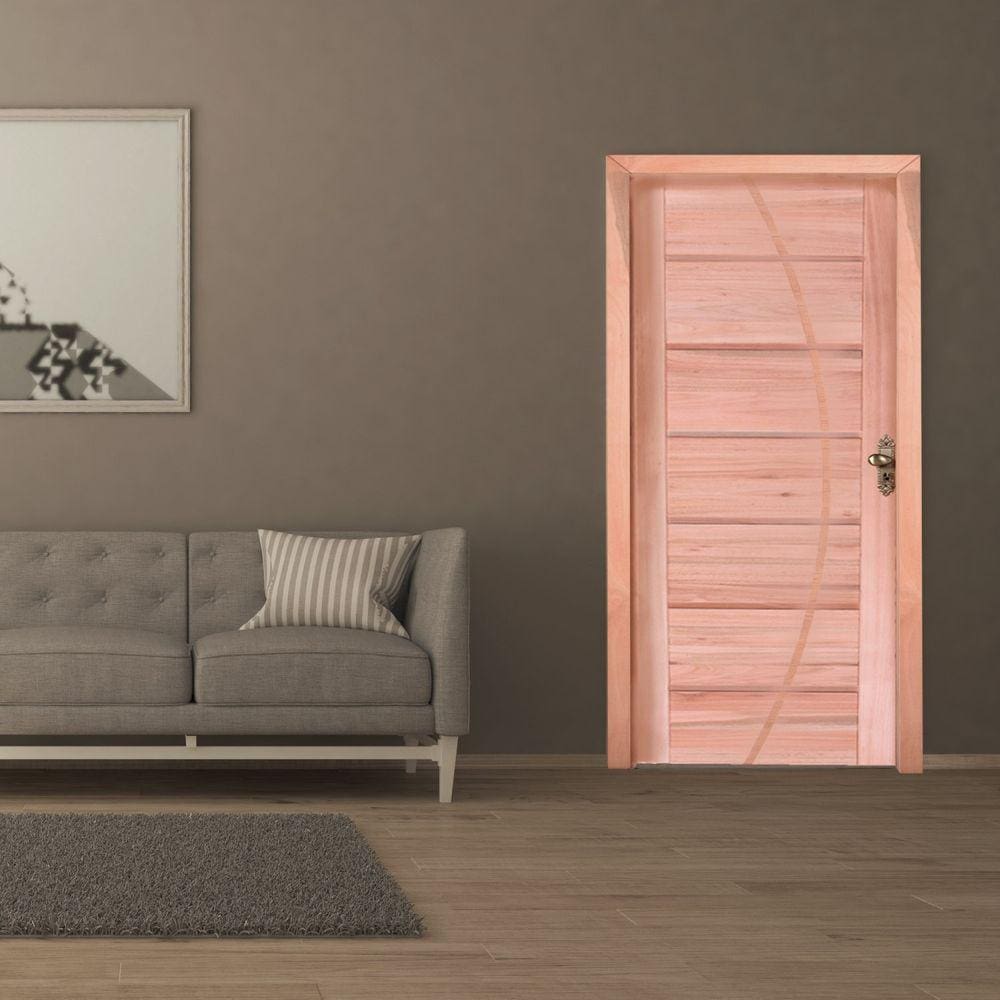 Folha de Porta de Madeira 210x80cm PE33 Belissima Esel