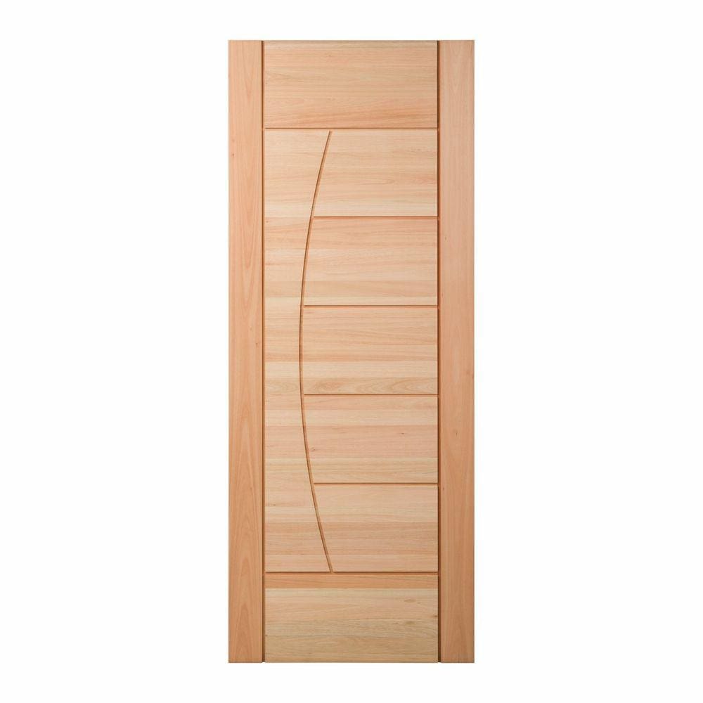 Folha de Porta Maciça 210x80cm Eucalipto PM78 Solar Cruzeiro Portas Marroml