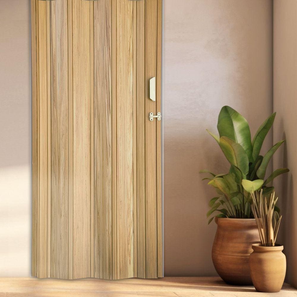 Porta Sanfonada de PVC 210x115cm Bariri Cerejeira