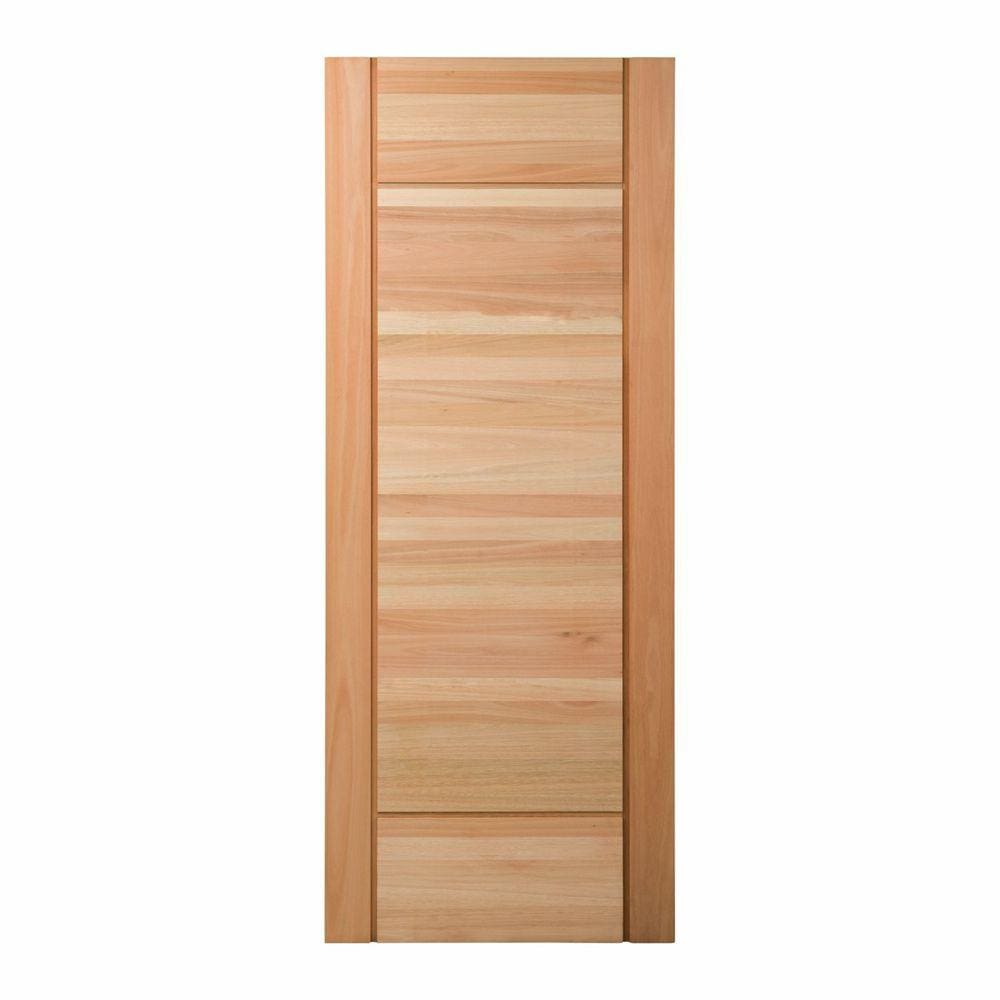 Folha de Porta Maciça 210x70cm Eucalipto PM95 Clean Cruzeiro Portas Marroml