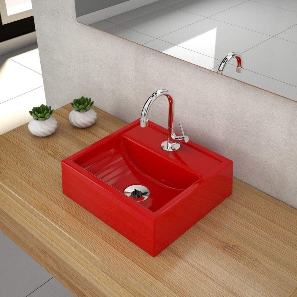 Cuba para Banheiro Q32W Compace Vermelho