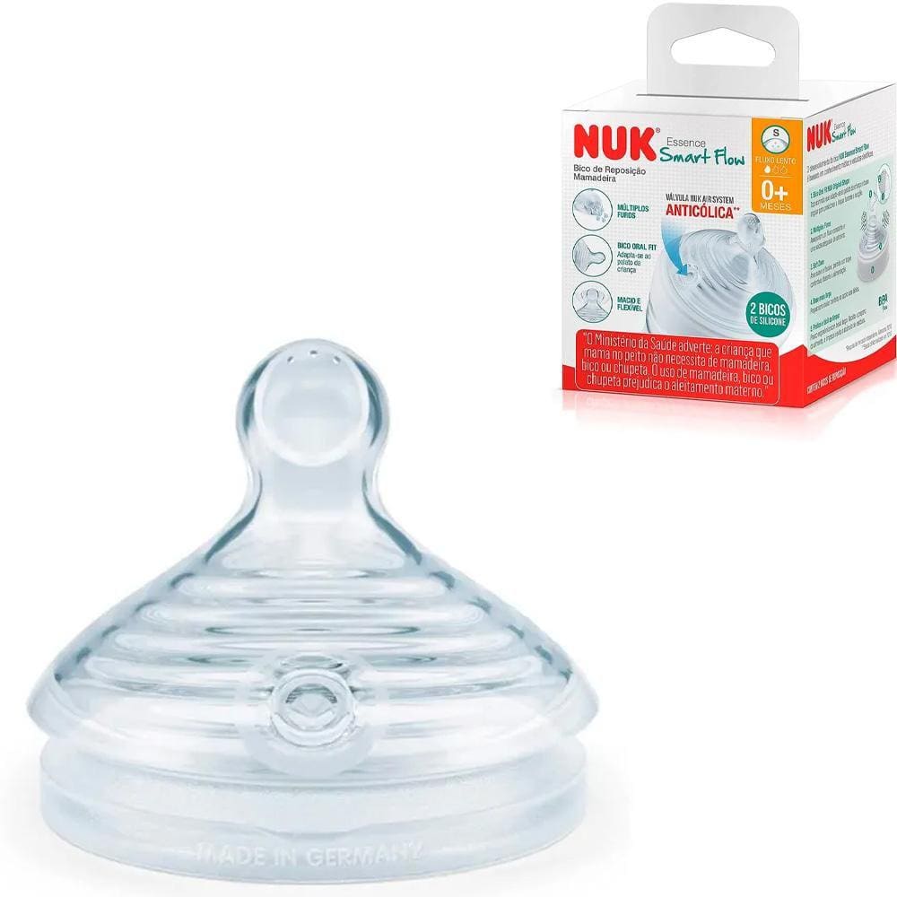 Bico NUK Essence Smart Flow Fluxo Lento 0+ PA7013-1U