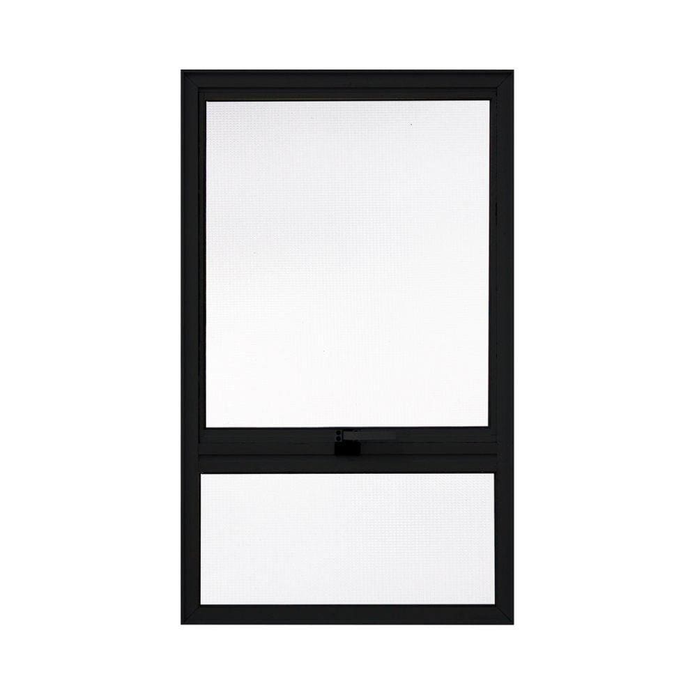 Janela de Alumínio Maxim Ar 100x60cm com Peitoril Fixo Magnum Atlântica Preto