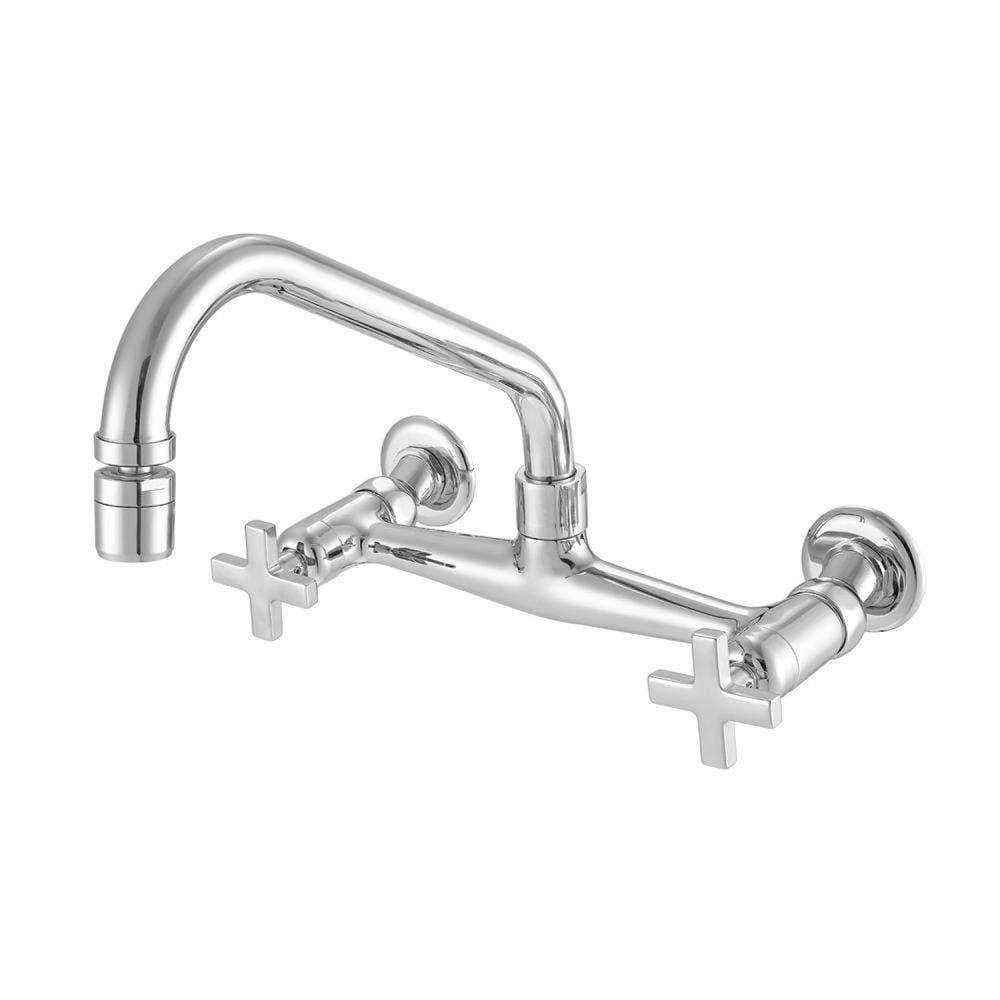 Misturador Cozinha Parede com Arejador Articulável Nya 3003 C 22 1/4v BA AAP BL Meber Metais Cromado