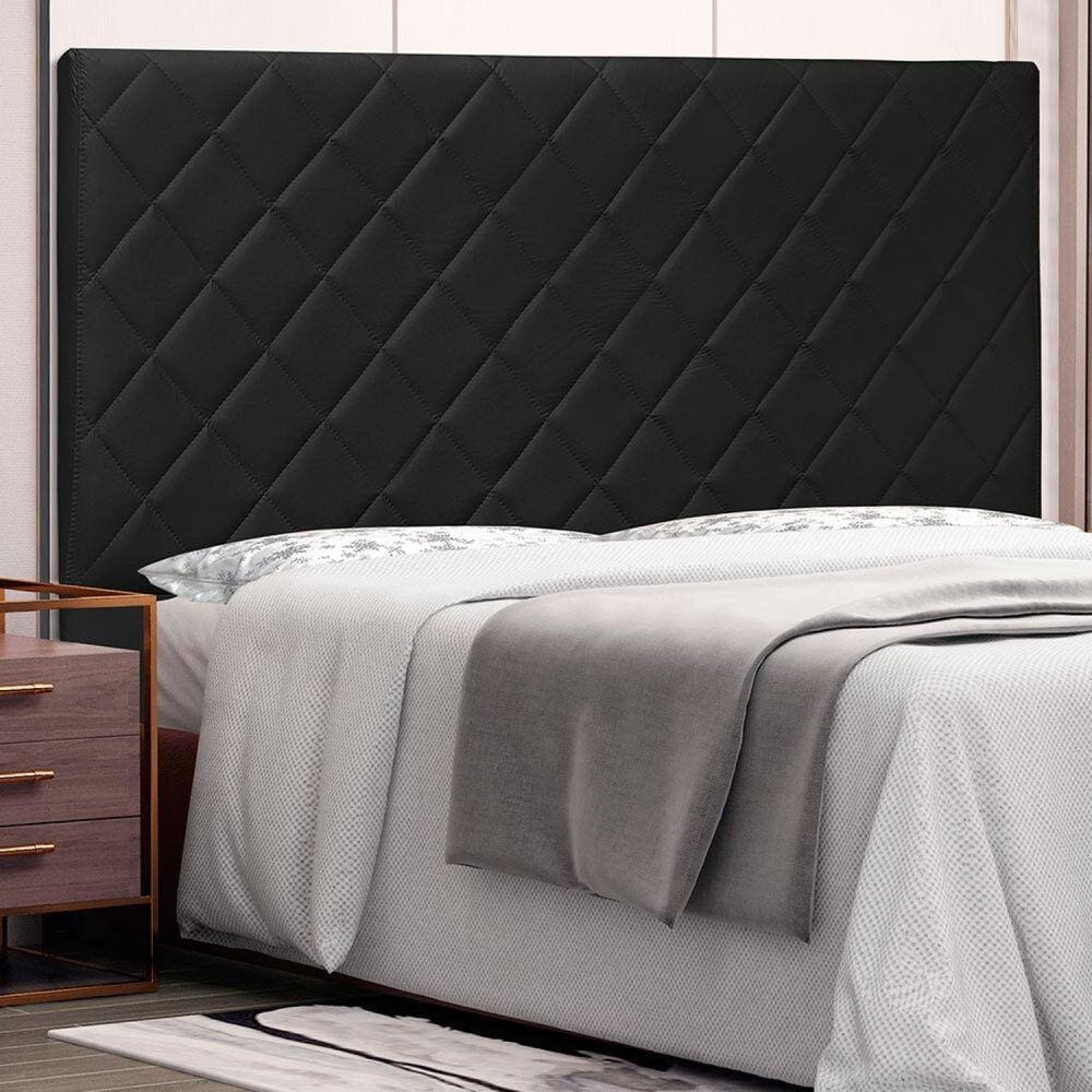 Cabeceira Casal 140cm Esmeralda Spezzia Preto