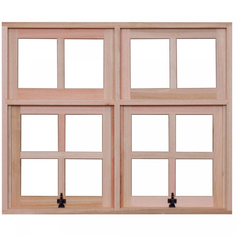 Janela de Madeira Maxim-Ar 100x150cm Caixilho 9,4cm EWK MP5300 Rondosul Marroml