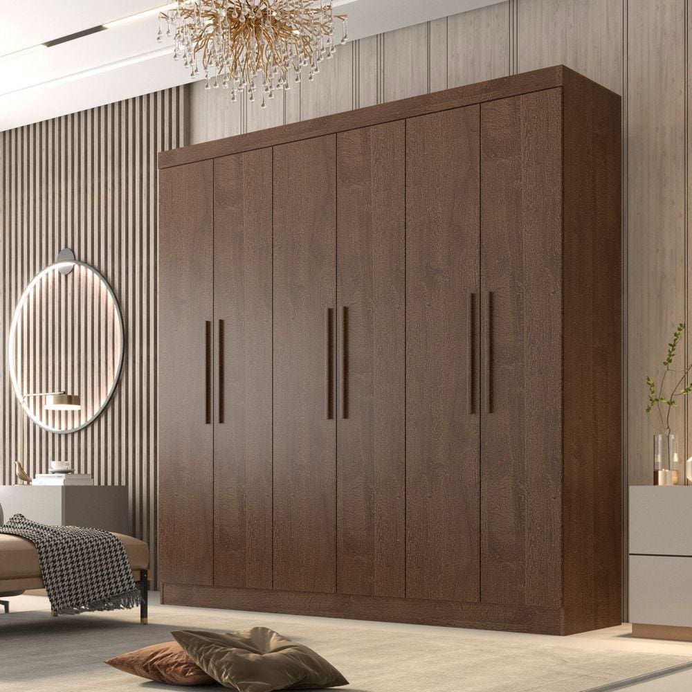 Guarda-Roupa Casal 6 Portas Belém Espresso Móveis Canion