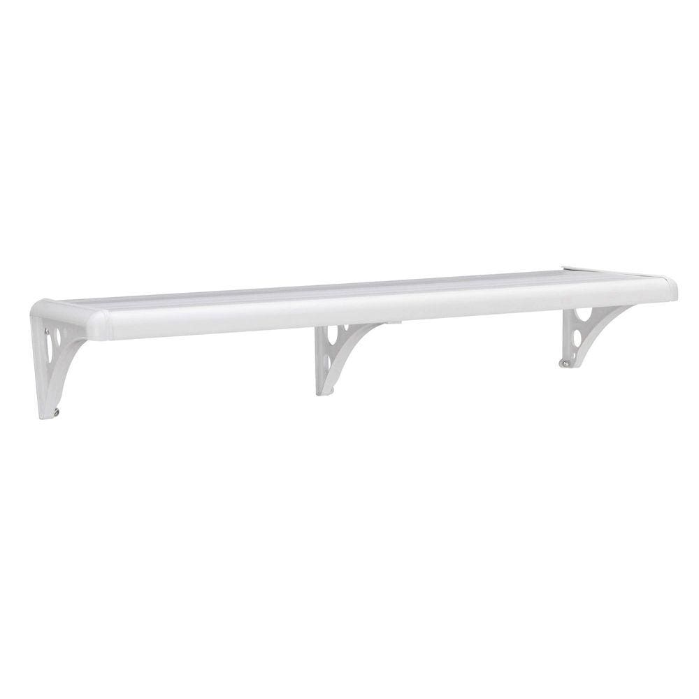 Prateleira Decorativa com Suporte 80cmx20cm Astra Branco