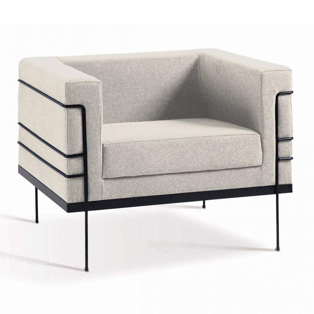 Poltrona Le Corbosier Daf Mobiliário Bege