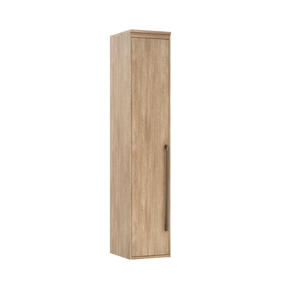 Guarda Roupa Modulado 45cm 1 Porta 5 Prateleiras Belmax Carvalho