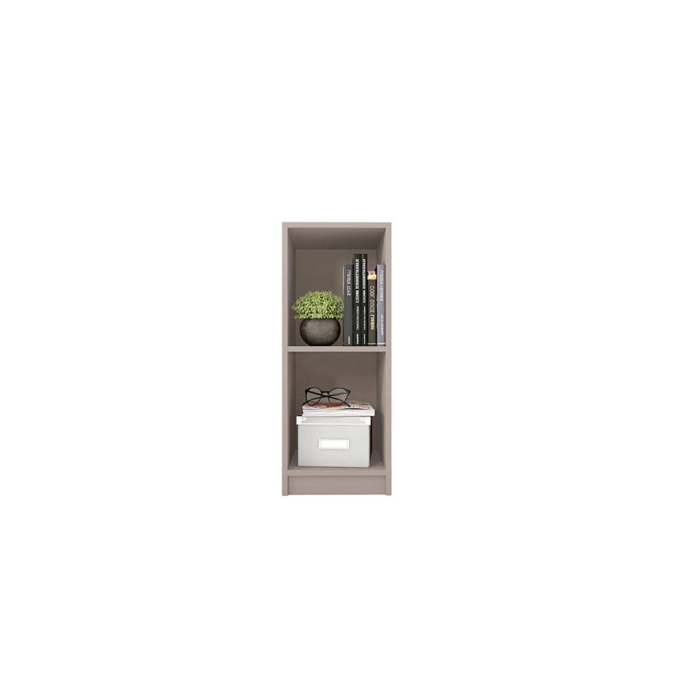 Nicho Multifuncional 2 Prateleiras Torre Caemmun Cacao